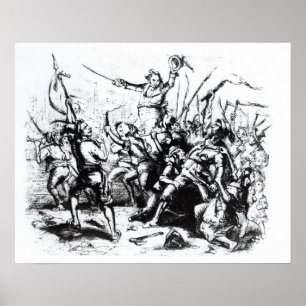 Pôster Amotinadores do Luddite, 1811-12