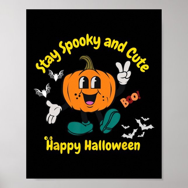 Poster &amp; Abóbora de Halloween (Frente)