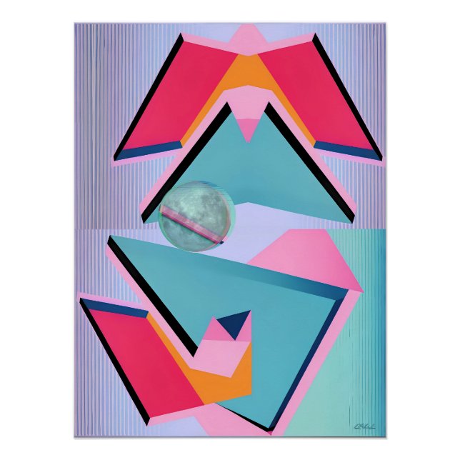 Pôster Ampamstract  (Frente)