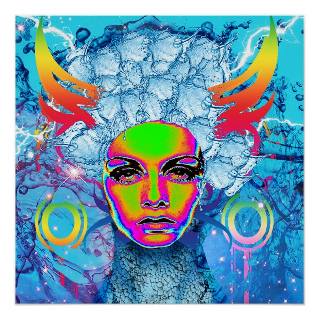 Pôster Amphitrite Poster brilhante (Frente)