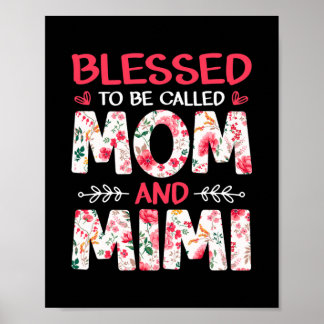 Poster Ampliante Abençoado Seja Chamado Mãe E Mimi