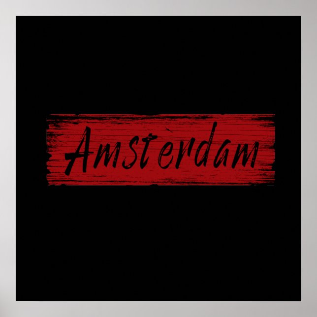 Poster Amsterdã (Frente)