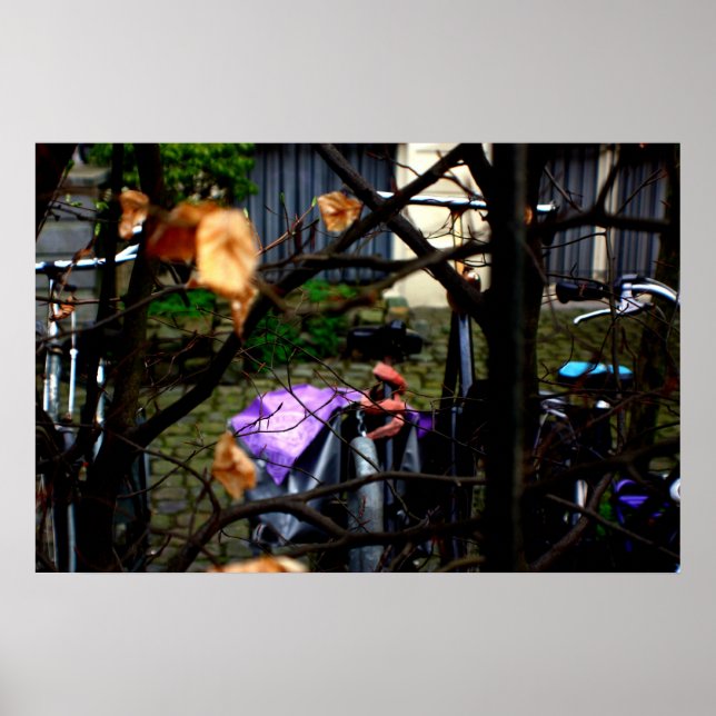 Pôster Amsterdam Bikes (Frente)