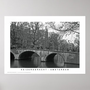 Pôster Amsterdão - Keizersgracht