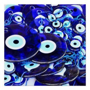 Pôster Amuletos azuis Mau