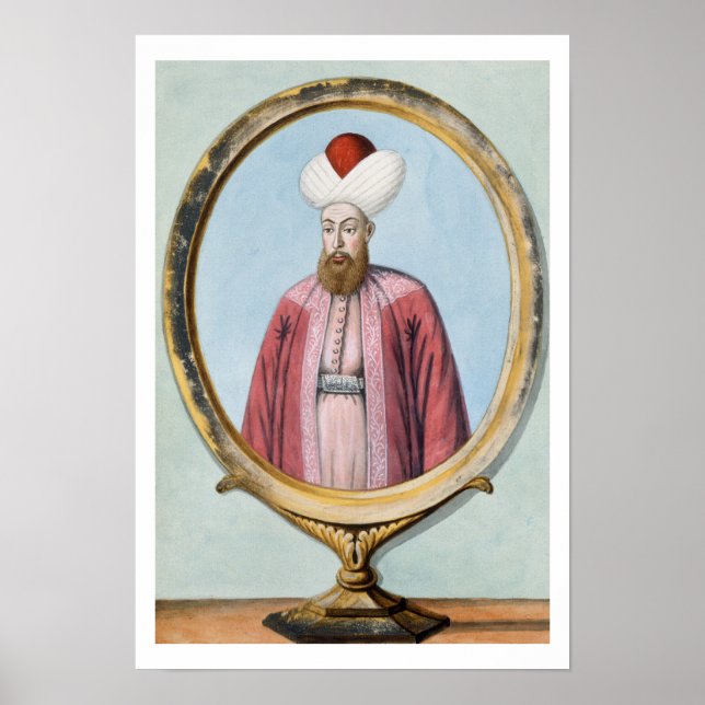 Poster Amurath (Murad) I (1319-89), Sultan 1359-89, de (Frente)
