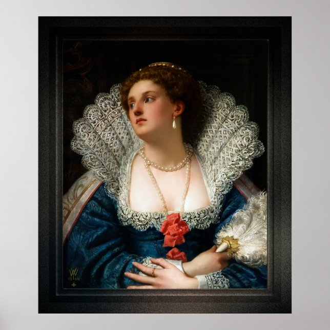 Poster Amy Robsart por William Frederick Yeames (Frente)