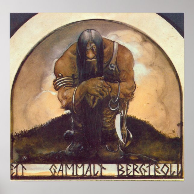 Poster An Old Mountain Troll (Frente)