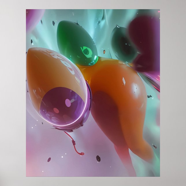 Poster AnachroTechnocracy - Ken Gage Abstrato (Frente)