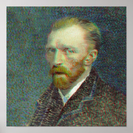 Poster Anaglyph 3D Vincent van Gog Autorretrato