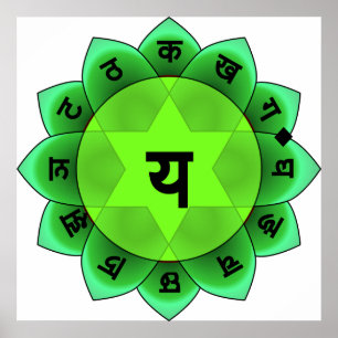 Pôster Anahata o coração Chakra