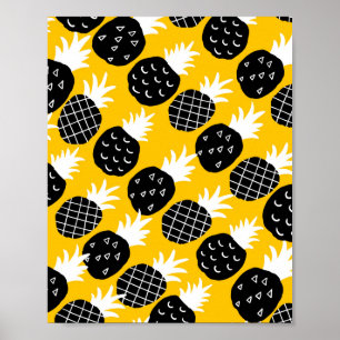Poster Ananases pretos