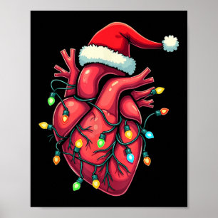 Poster Anatomia cardíaca Enfermeira Natal Enfermeira Nata