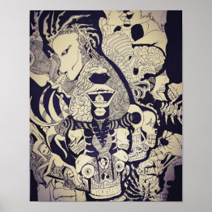 Poster anatômica insano