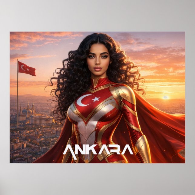 POSTER ANCARA - TURQUIA (Frente)
