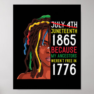 Poster Ancestrais do Décimo Junto Grátis 1776 julho 4 Pre