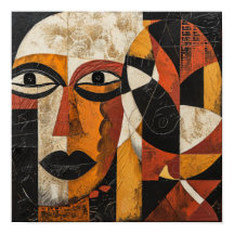 Ancestralidade abstrato: Tribal Africano Reimagina