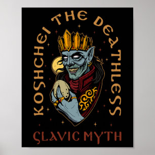 Poster Ancestralidade Koshchei Imortal Pagã Ucrânia Mito
