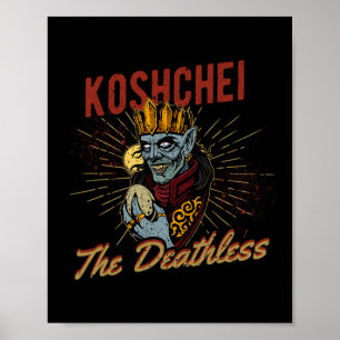 Poster Ancestralidade Koshchei Imortal Pagã Ucrânia Mito
