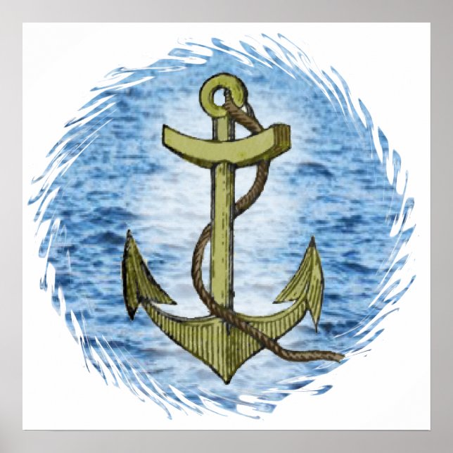 Poster Anchor plain 20X20 (Frente)