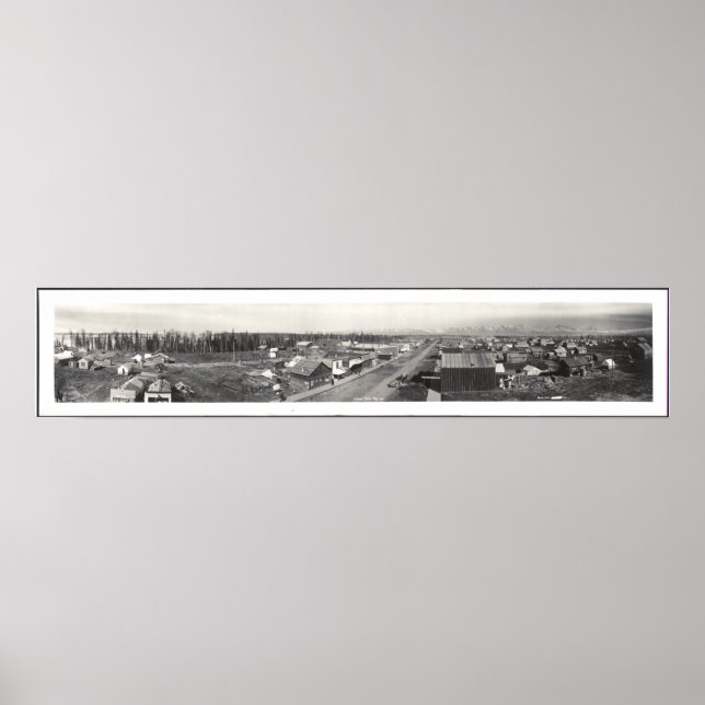 Pôster Anchorage, Alasca, Fotografia de 1916 Yard (Frente)