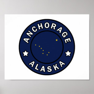 Pôster Anchorage Alaska