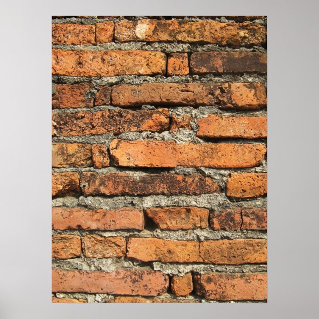 Poster Ancient Brick Wall (Frente)