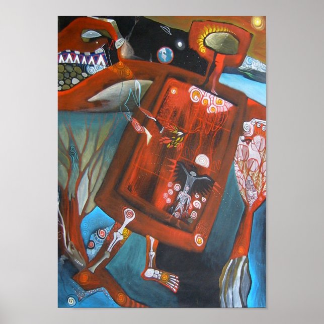 PÔSTER ANCIENT CROW SHAMAN (Frente)