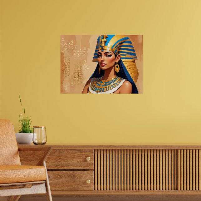 Poster Ancient Egyptian Pharaoh Art – Timeless Pharaonic  (Sala de Estar 2)