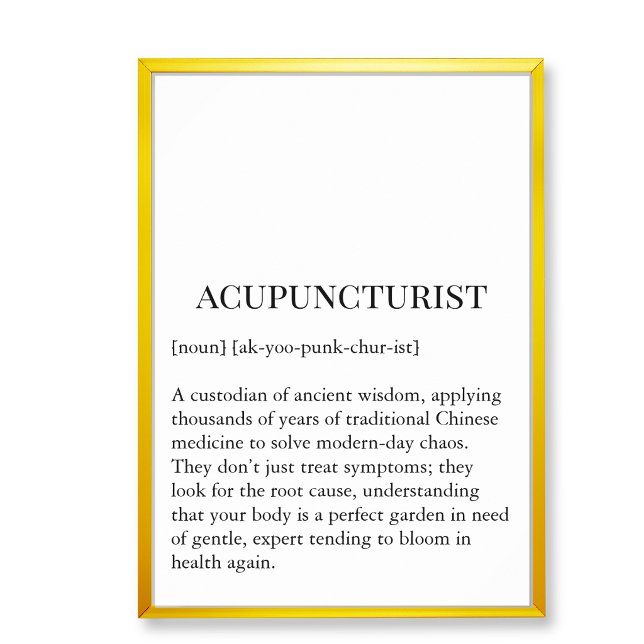 Poster Ancient Wisdom Acupuncture Wall Art Wall Chart (Acupucture clinic wall decor art,  acupuncture wall chart)