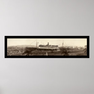 Poster Ancon dos SS na foto 1939 de Panamá