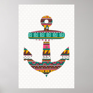 Poster Âncora Tribal