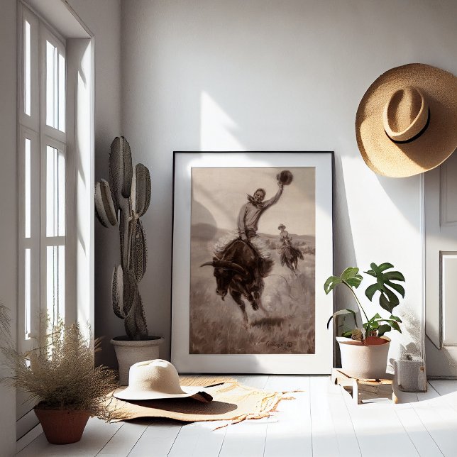 Poster Ancorando um Bull | Elling William Gollings (Criador carregado)