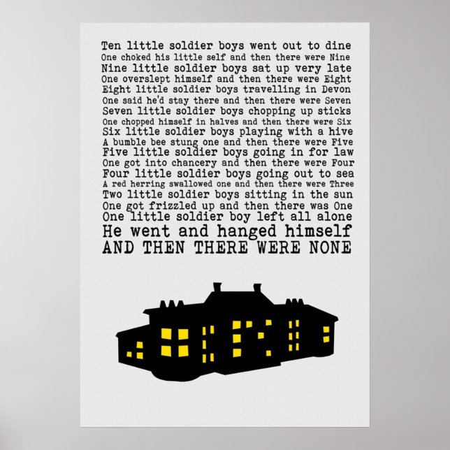 Poster And Then There Were None  Paper Effect (Frente)