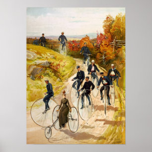 Poster Andando de bicicleta de Hy Sandham