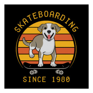 Pôster Andando de Skate Desde 1980