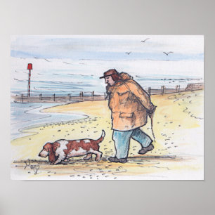 Pôster Andando o cão - 02