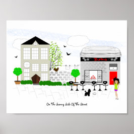 Pôster Andar Sempre Do Lado Sunny Da Rua