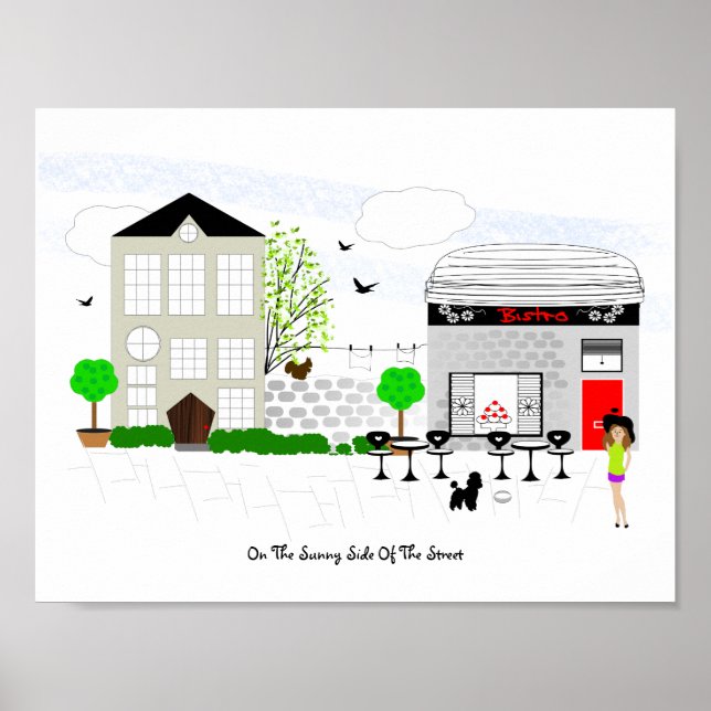 Pôster Andar Sempre Do Lado Sunny Da Rua (Frente)