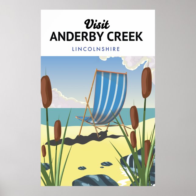 Poster Anderby Creek Lincolnshire  (Frente)