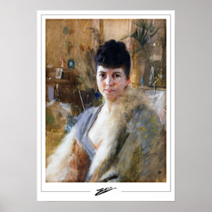 Poster Anders Zorn Zedign Cartaz de Arte #114