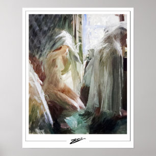 Poster Anders Zorn Zedign Cartaz de Arte #12