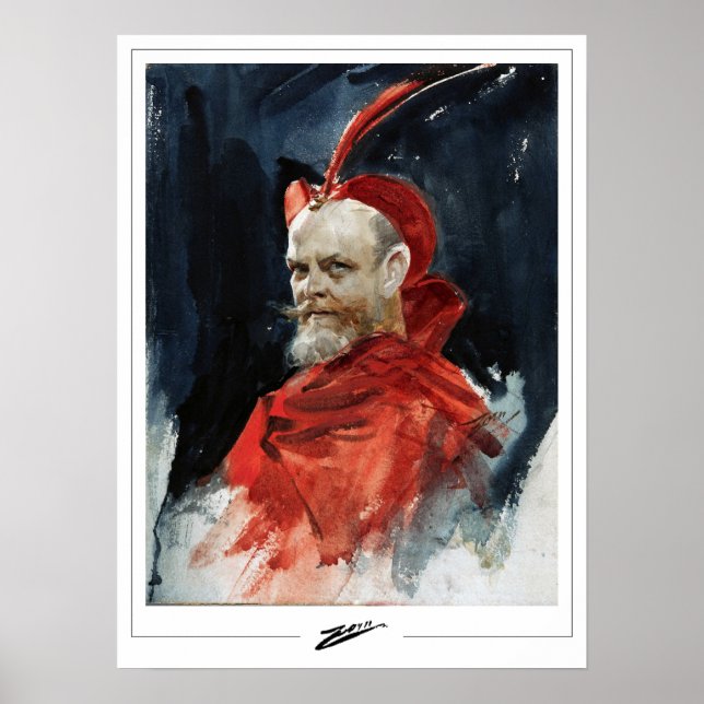 Poster Anders Zorn Zedign Cartaz de Arte #14 (Frente)