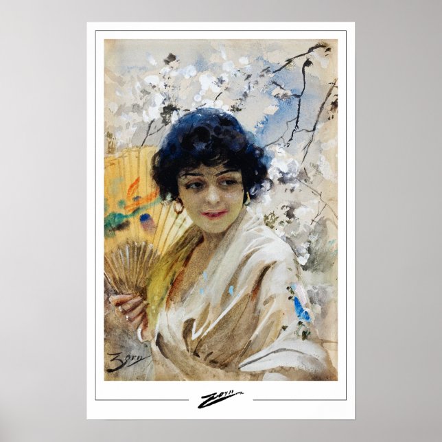Poster Anders Zorn Zedign Cartaz de Arte #18 (Frente)