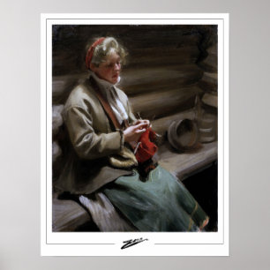 Poster Anders Zorn Zedign Cartaz de Arte #211