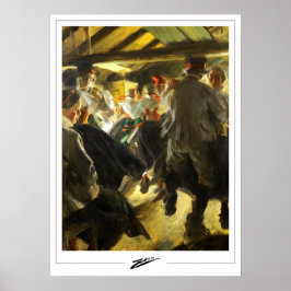 Poster Anders Zorn Zedign Cartaz de Arte #269