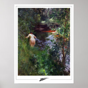 Poster Anders Zorn Zedign Cartaz de Arte #3