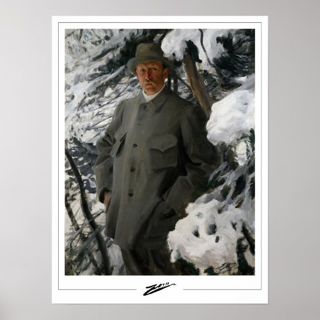 Poster Anders Zorn Zedign Cartaz de Arte #30 (Frente)