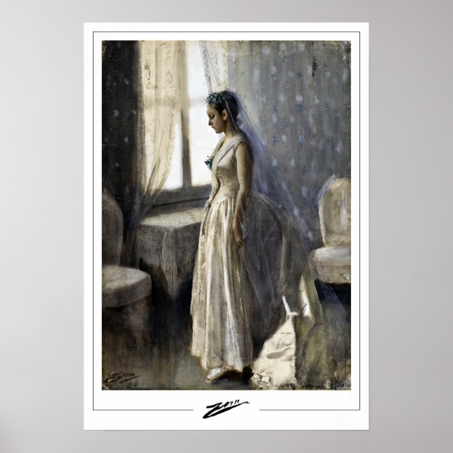 Poster Anders Zorn Zedign Cartaz de Arte #316 (Frente)