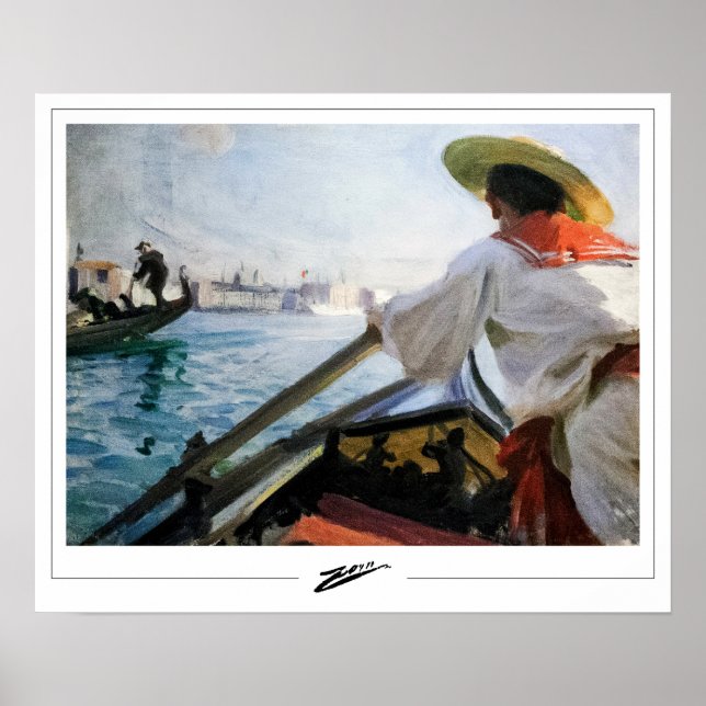 Poster Anders Zorn Zedign Cartaz de Arte #319 (Frente)